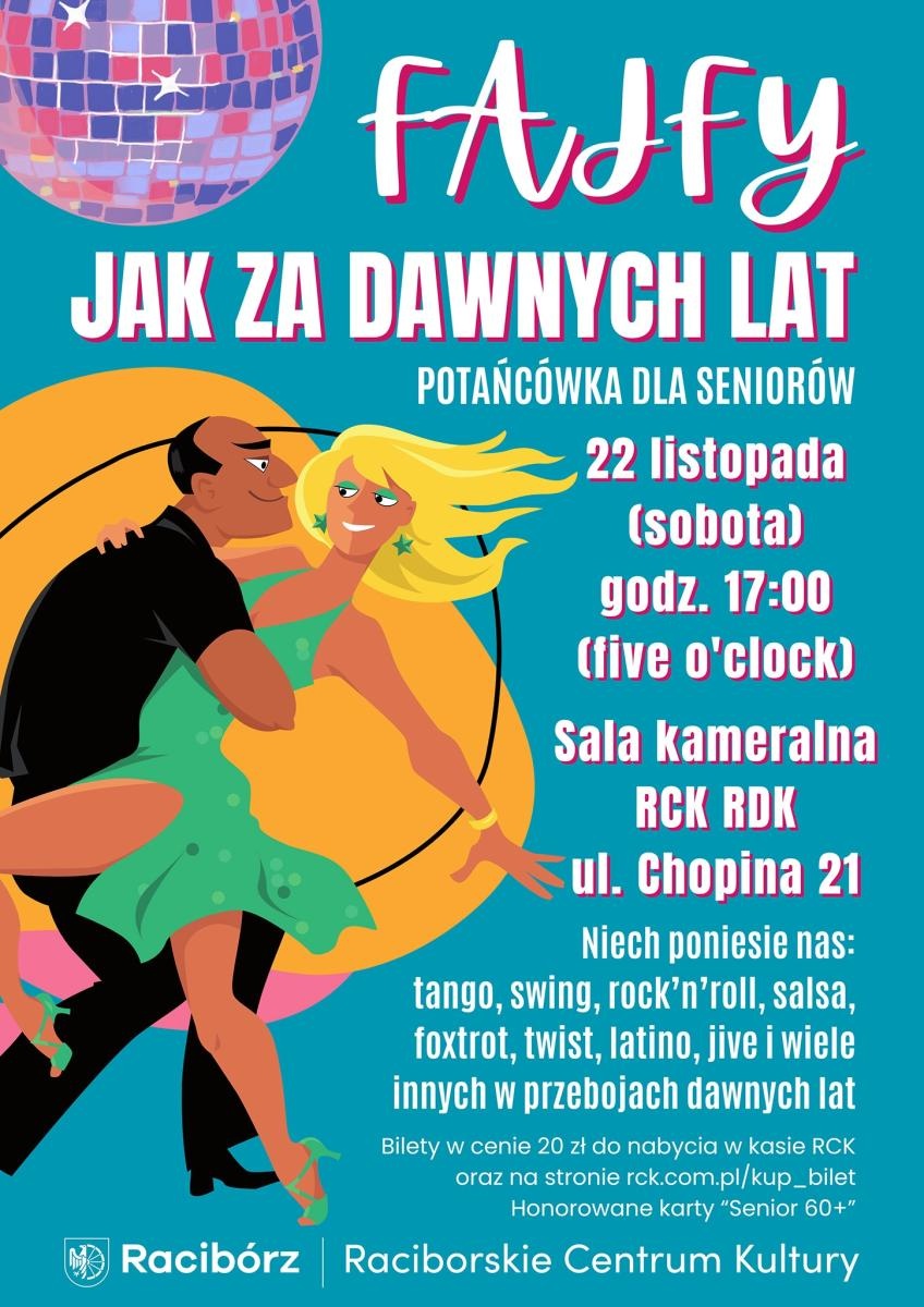 Zdjęcie w galerii na portalu naszraciborz.pl: Fajfy jak za dawnych lat. Za nami drugi podwieczorek taneczny dla seniorów wiadomości z regionu