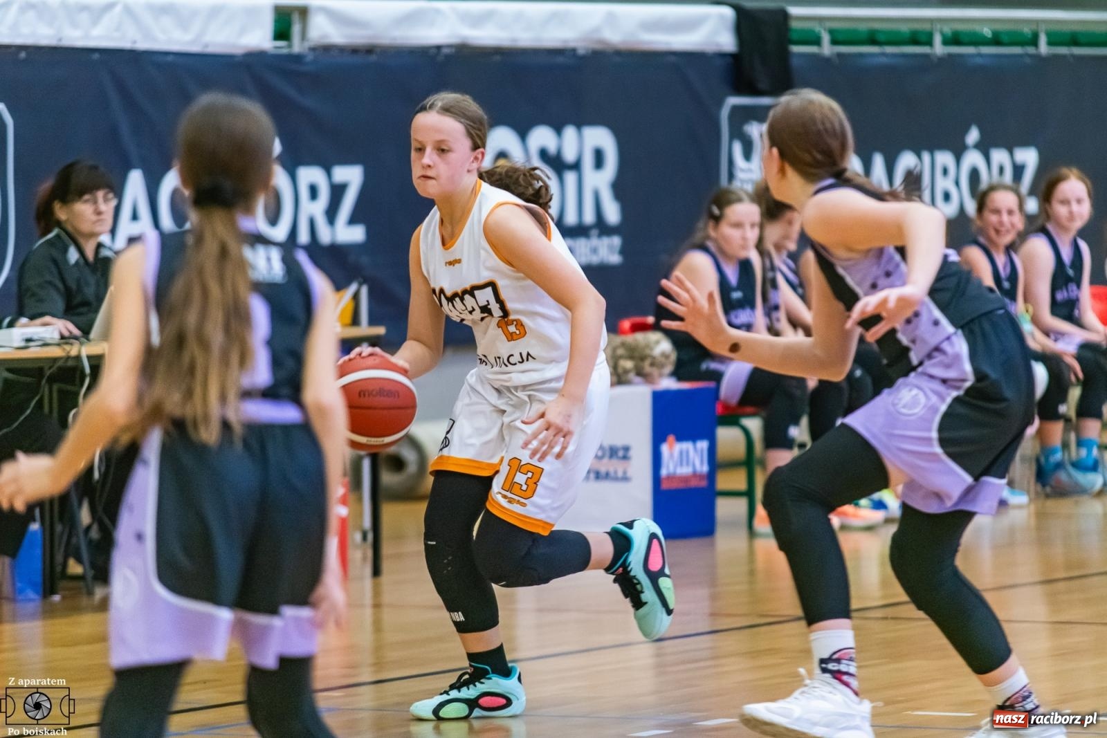 Zdjęcie w galerii na portalu naszraciborz.pl: Gładka wygrana koszykarek MiniBasketball Racibórz [FOTO] wiadomości z regionu