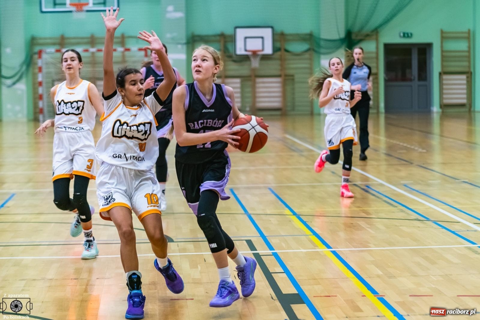 Zdjęcie w galerii na portalu naszraciborz.pl: Gładka wygrana koszykarek MiniBasketball Racibórz [FOTO] wiadomości z regionu