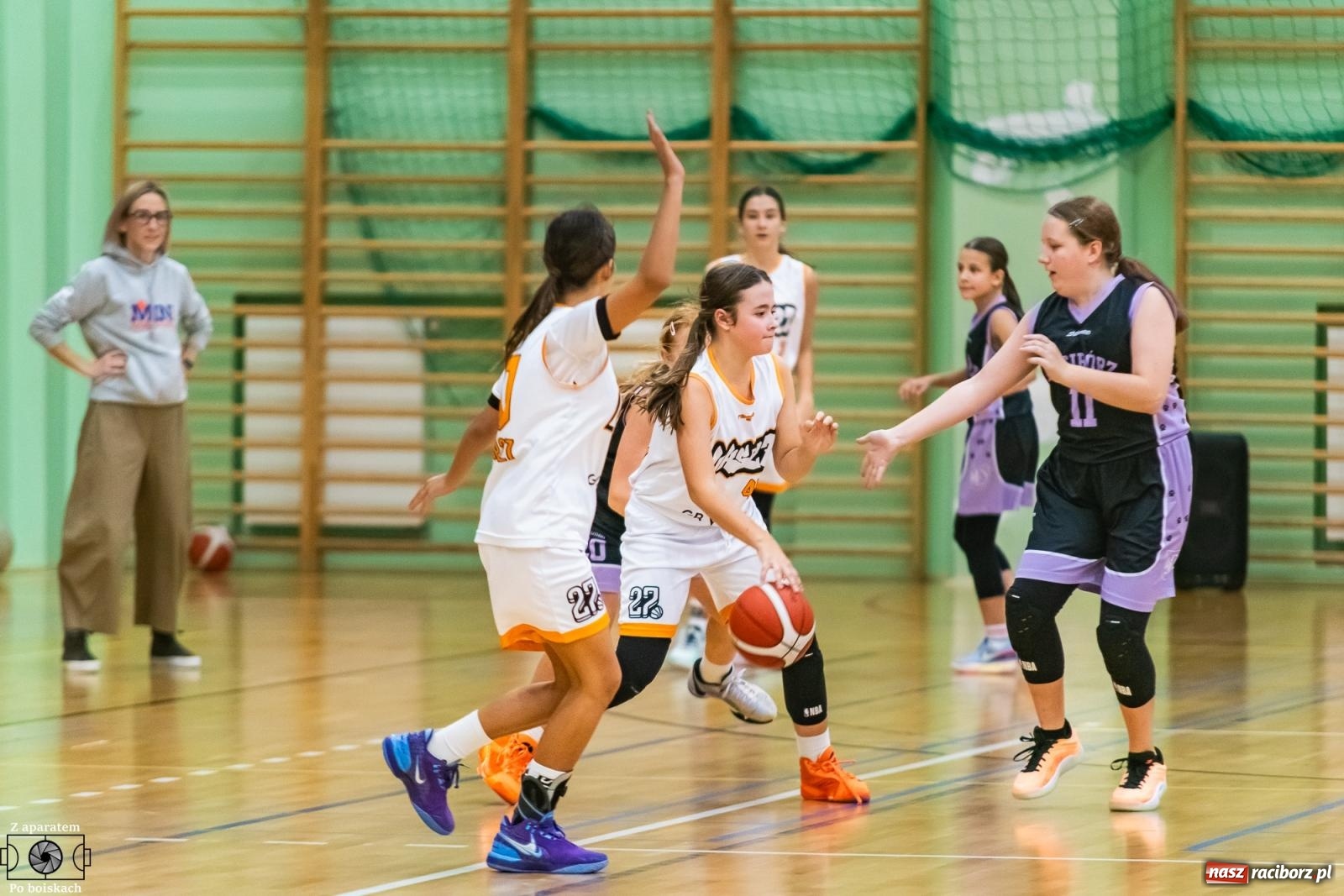 Zdjęcie w galerii na portalu naszraciborz.pl: Gładka wygrana koszykarek MiniBasketball Racibórz [FOTO] wiadomości z regionu