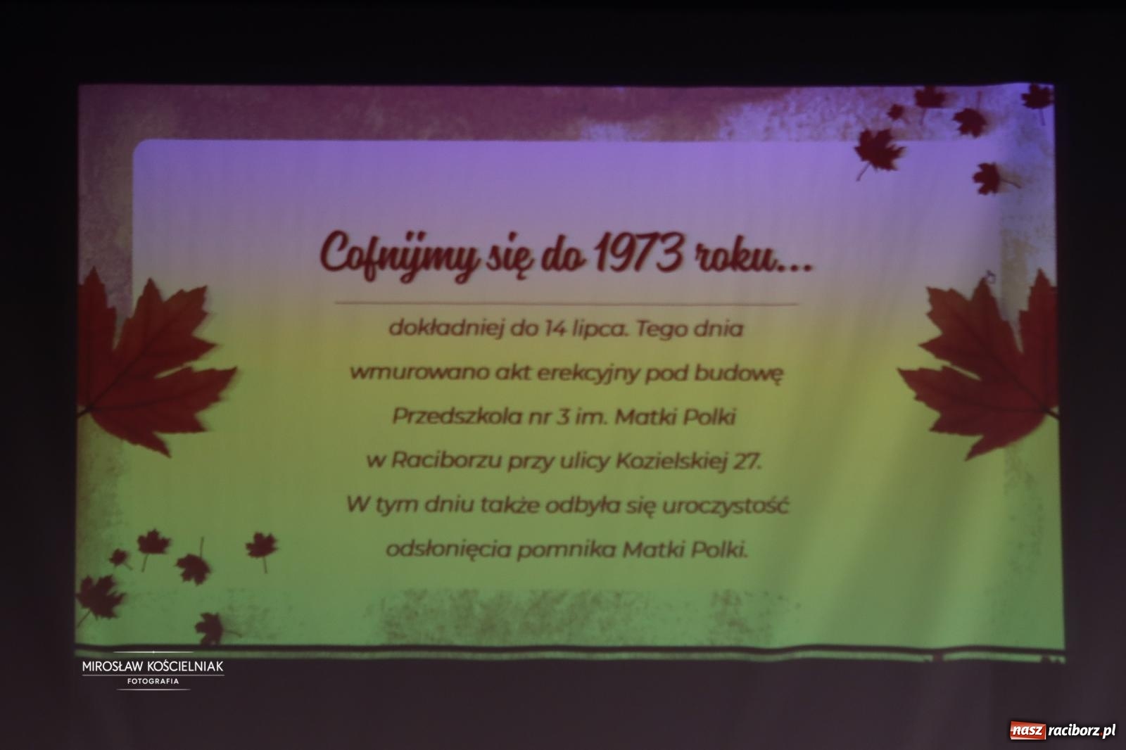 Zdjęcie w galerii na portalu naszraciborz.pl: 50-lecie Przedszkola nr 3 w Raciborzu w RCK Strzecha [FOTO i WIDEO] wiadomości z regionu