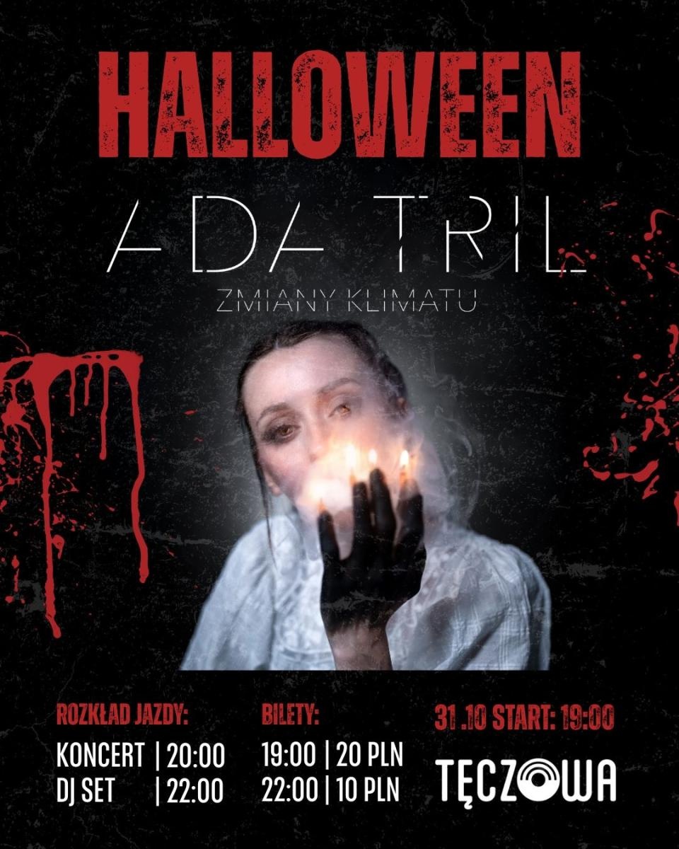 Zdjęcie w galerii na portalu naszraciborz.pl: Halloweenowy koncert Ady Tril w Tęczowej Pub wiadomości z regionu