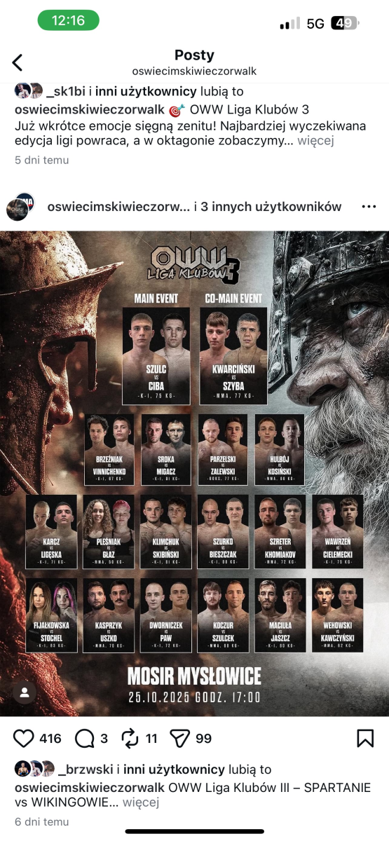 Zdjęcie w galerii na portalu naszraciborz.pl: Bartosz Skibiński z Bartula Fight Club Racibórz zwycięża przez TKO w pierwszej rundzie wiadomości z regionu