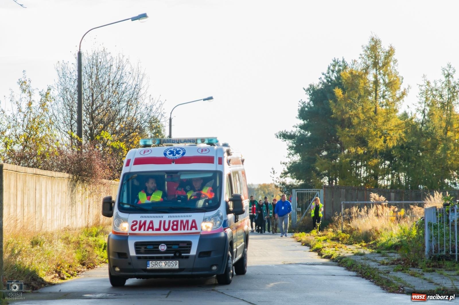 Zdjęcie w galerii na portalu naszraciborz.pl: Służby w akcji przy Cegielnianej. Powiatowe manewry w Raciborzu [FOTO i WIDEO] wiadomości z regionu