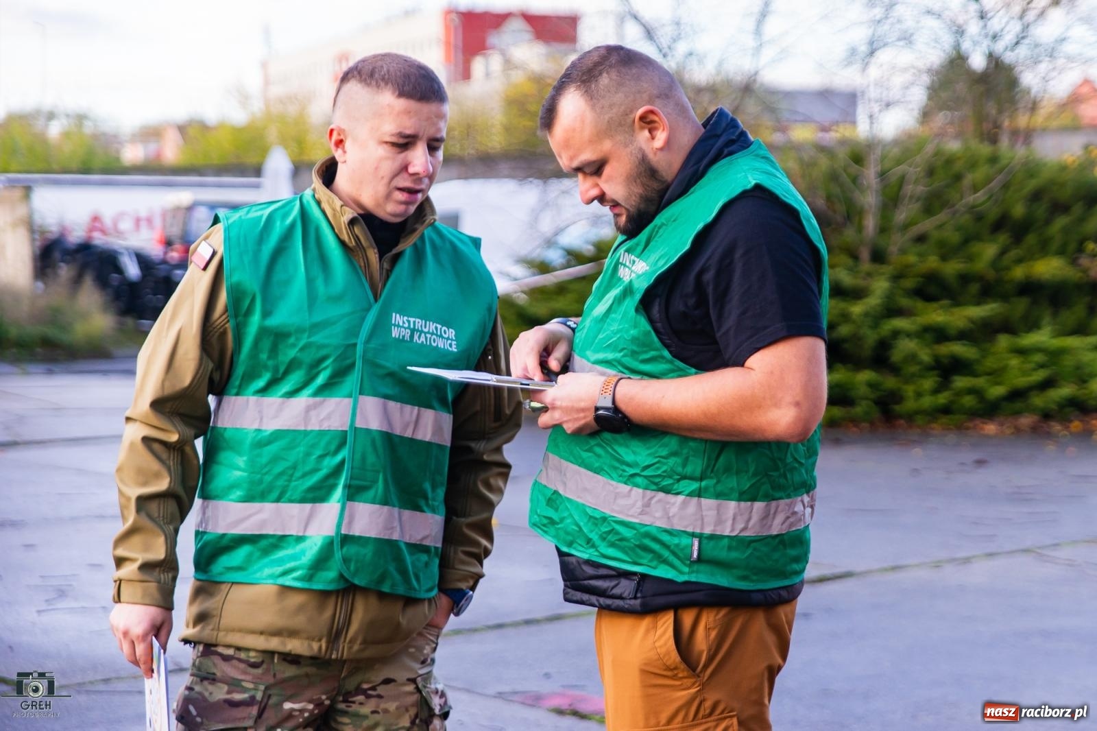 Zdjęcie w galerii na portalu naszraciborz.pl: Służby w akcji przy Cegielnianej. Powiatowe manewry w Raciborzu [FOTO i WIDEO] wiadomości z regionu
