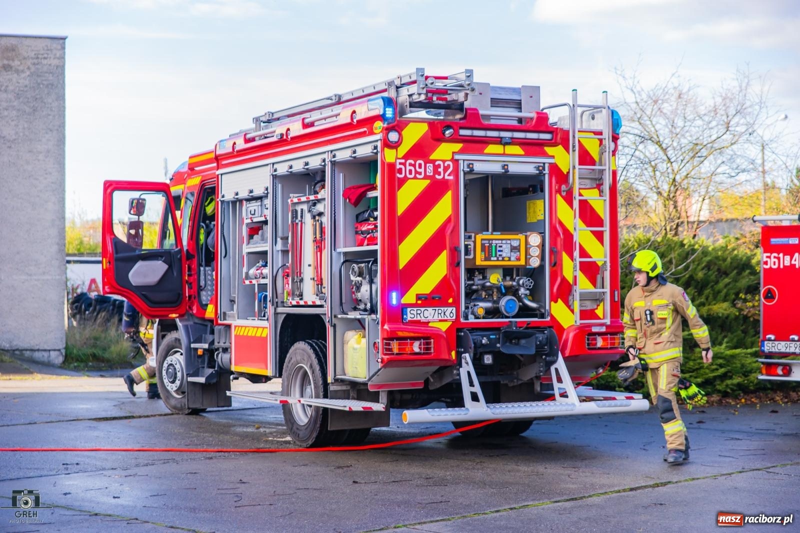 Zdjęcie w galerii na portalu naszraciborz.pl: Służby w akcji przy Cegielnianej. Powiatowe manewry w Raciborzu [FOTO i WIDEO] wiadomości z regionu