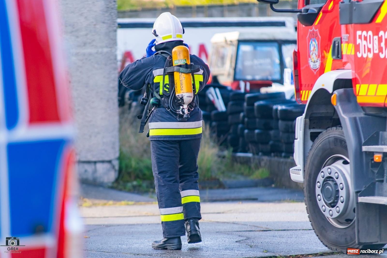 Zdjęcie w galerii na portalu naszraciborz.pl: Służby w akcji przy Cegielnianej. Powiatowe manewry w Raciborzu [FOTO i WIDEO] wiadomości z regionu