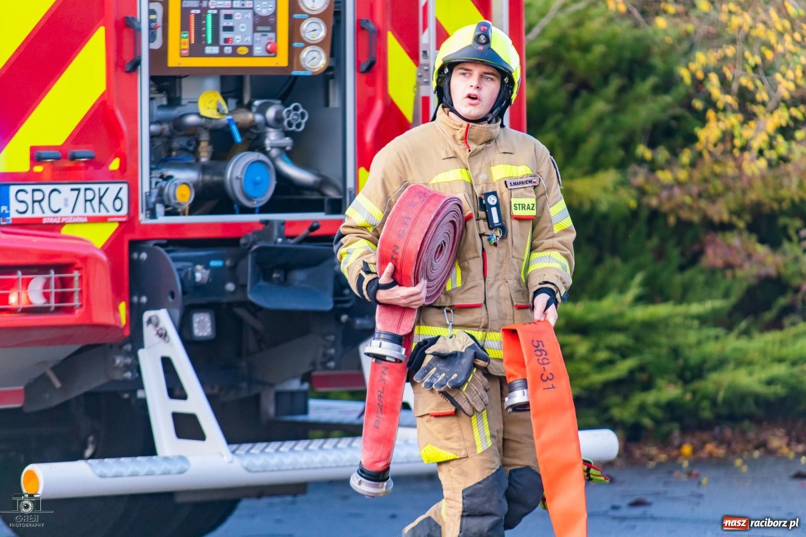 Zdjęcie w galerii na portalu naszraciborz.pl: Służby w akcji przy Cegielnianej. Powiatowe manewry w Raciborzu [FOTO i WIDEO] wiadomości z regionu