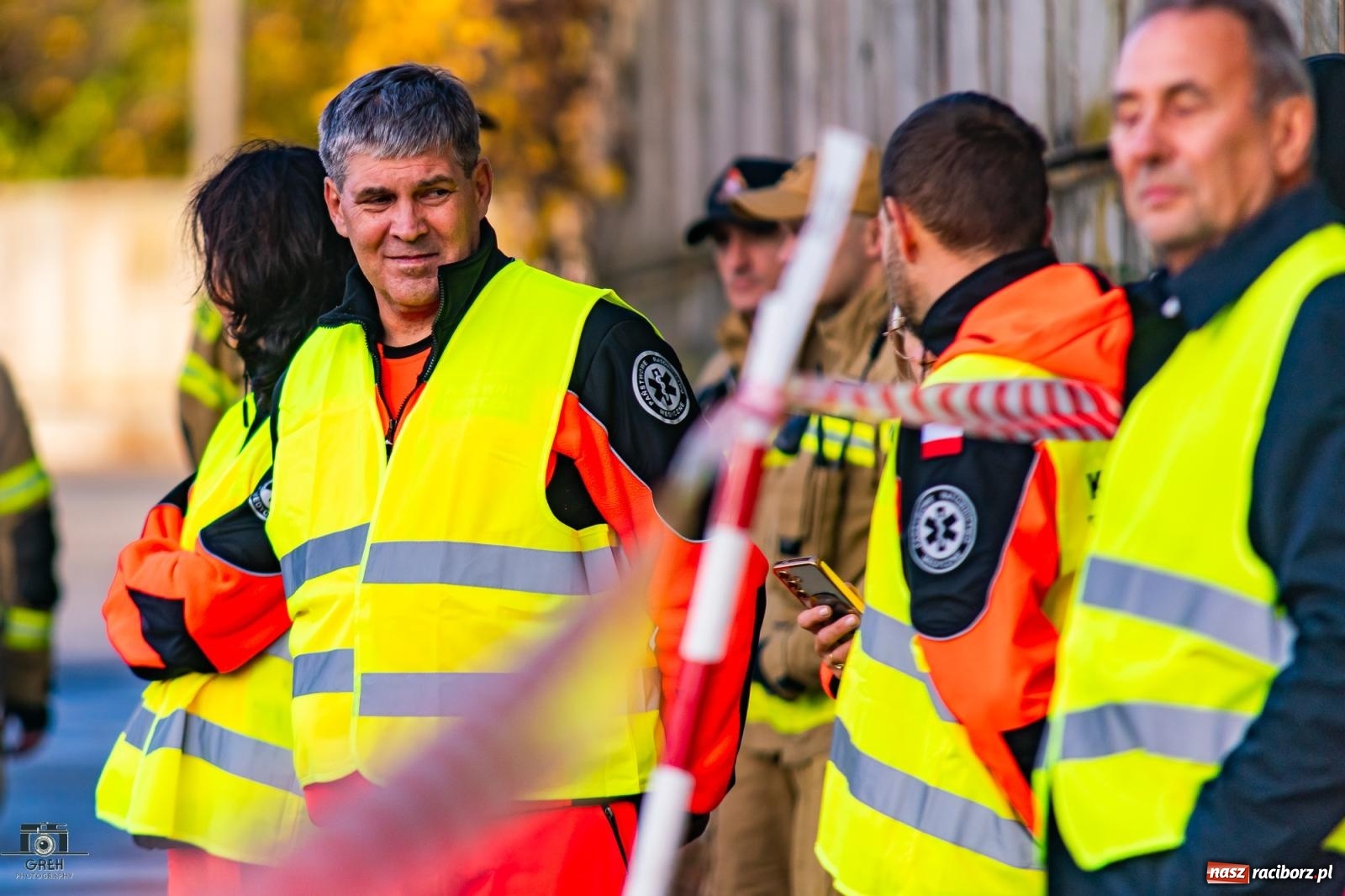 Zdjęcie w galerii na portalu naszraciborz.pl: Służby w akcji przy Cegielnianej. Powiatowe manewry w Raciborzu [FOTO i WIDEO] wiadomości z regionu