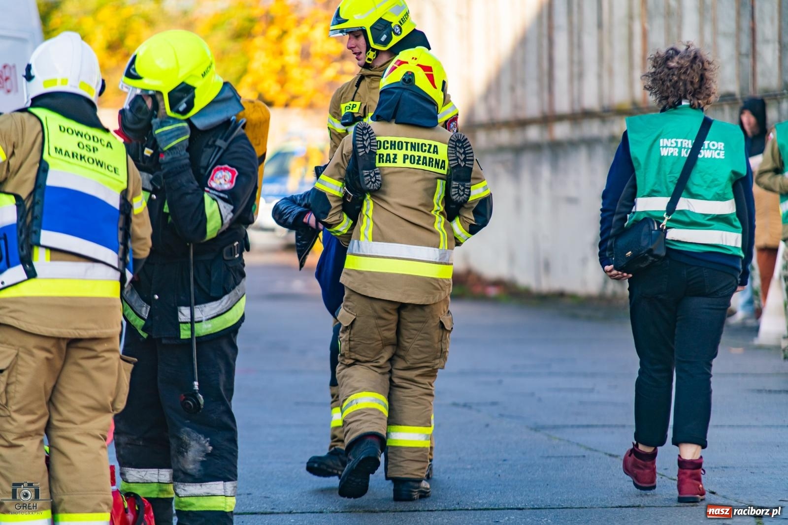 Zdjęcie w galerii na portalu naszraciborz.pl: Służby w akcji przy Cegielnianej. Powiatowe manewry w Raciborzu [FOTO i WIDEO] wiadomości z regionu