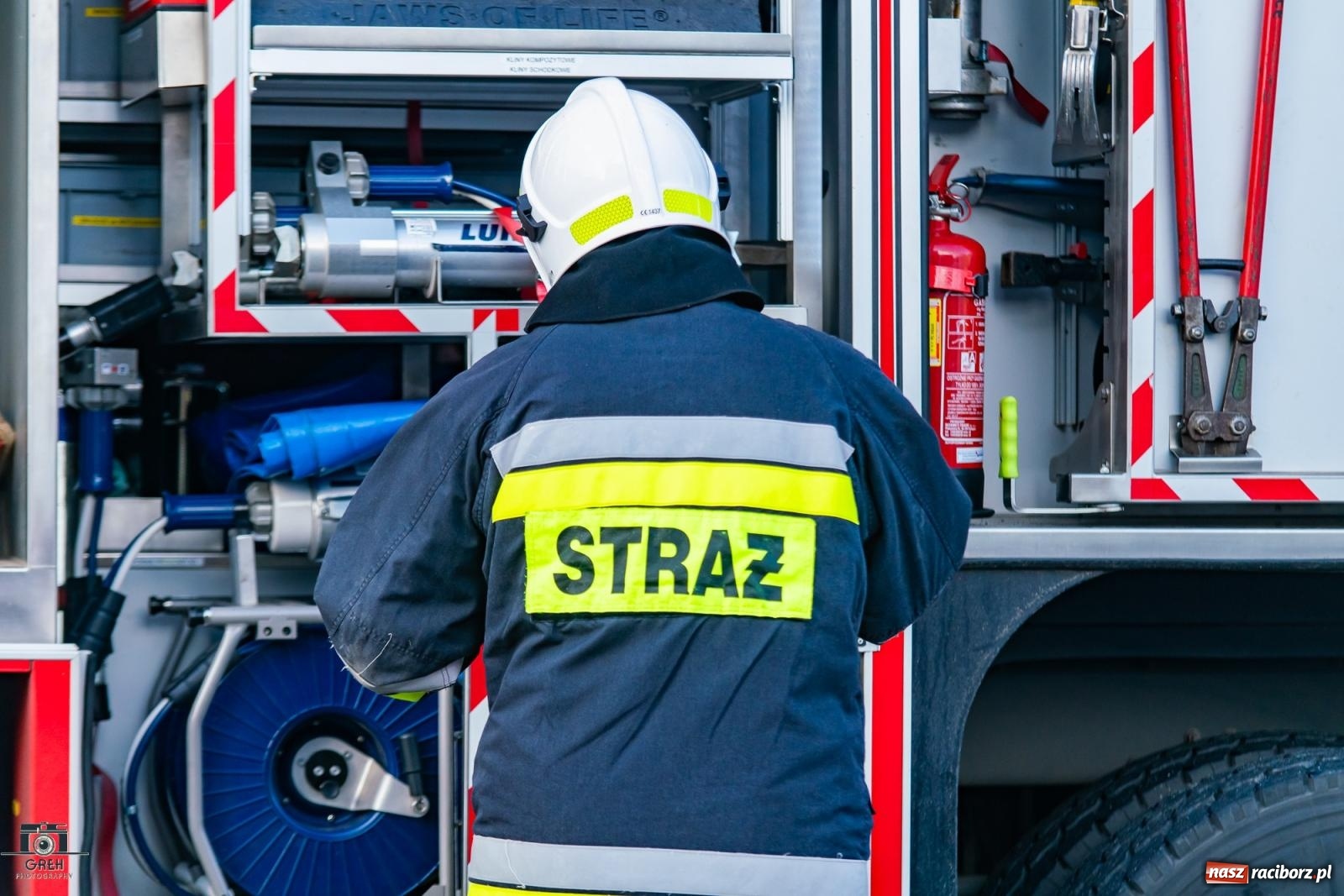 Zdjęcie w galerii na portalu naszraciborz.pl: Służby w akcji przy Cegielnianej. Powiatowe manewry w Raciborzu [FOTO i WIDEO] wiadomości z regionu