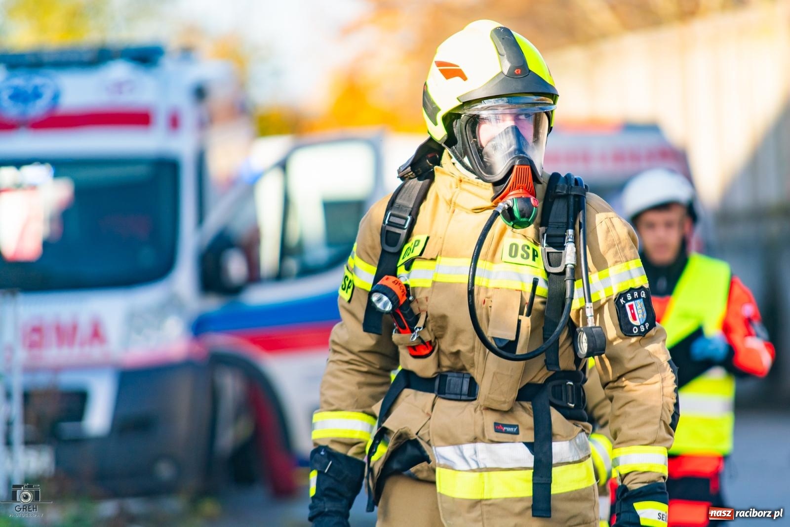 Zdjęcie w galerii na portalu naszraciborz.pl: Służby w akcji przy Cegielnianej. Powiatowe manewry w Raciborzu [FOTO i WIDEO] wiadomości z regionu