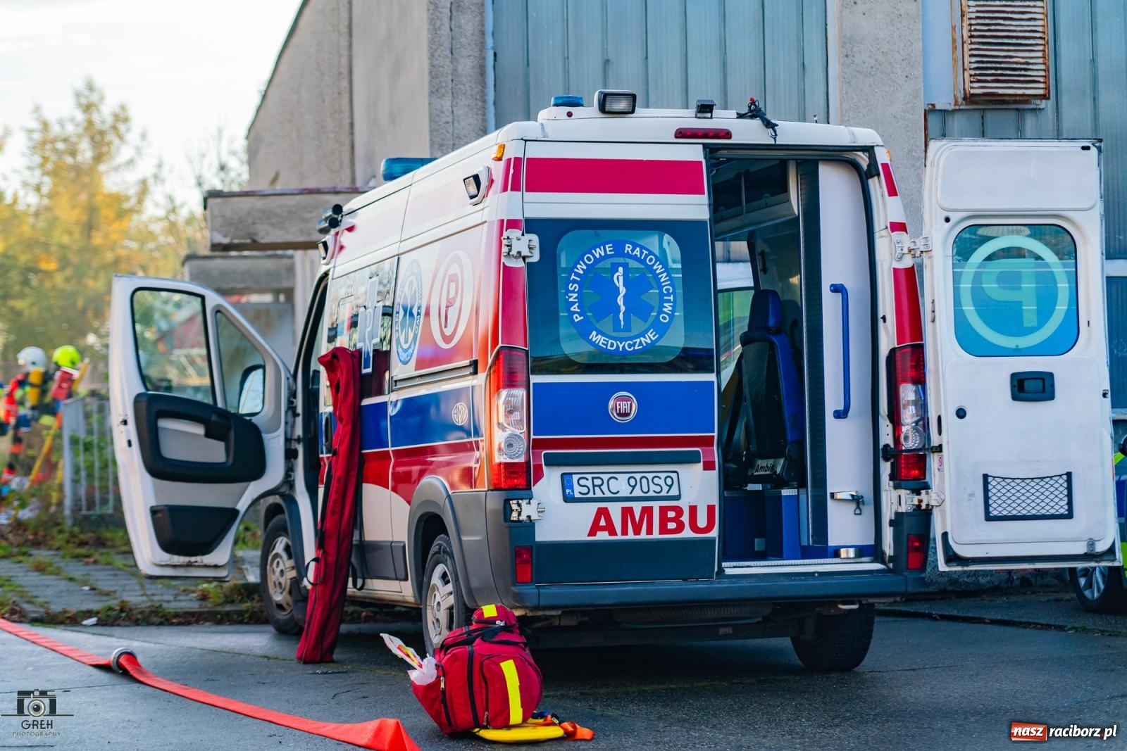 Zdjęcie w galerii na portalu naszraciborz.pl: Służby w akcji przy Cegielnianej. Powiatowe manewry w Raciborzu [FOTO i WIDEO] wiadomości z regionu