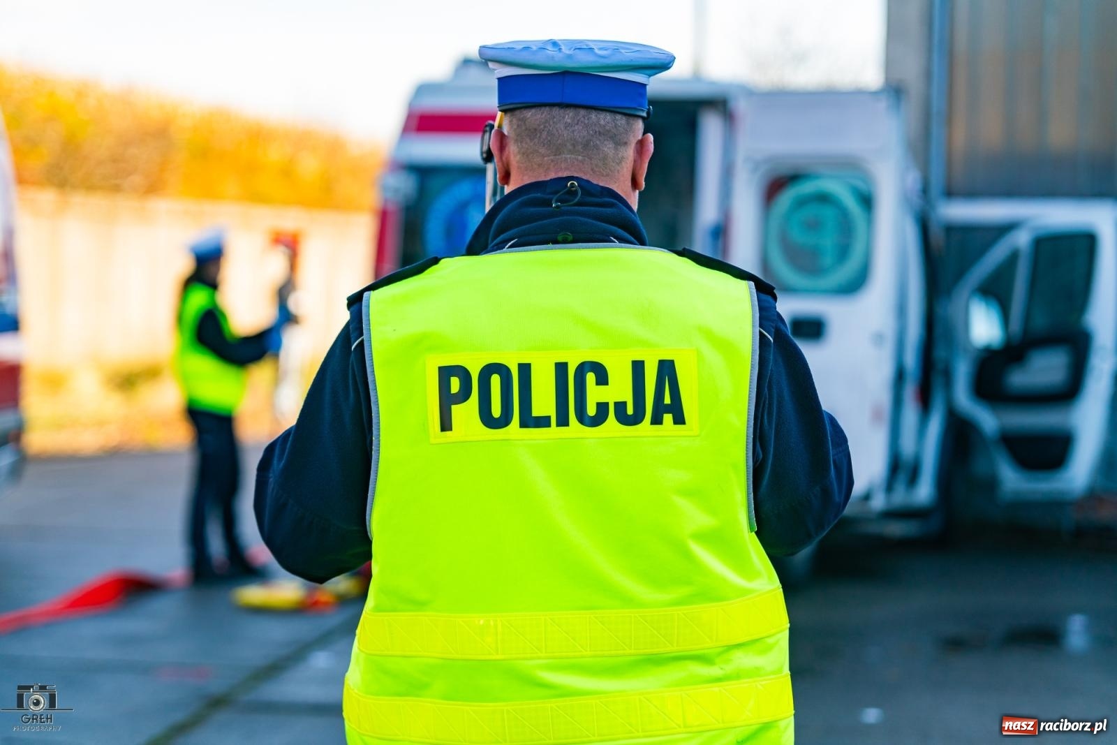 Zdjęcie w galerii na portalu naszraciborz.pl: Służby w akcji przy Cegielnianej. Powiatowe manewry w Raciborzu [FOTO i WIDEO] wiadomości z regionu