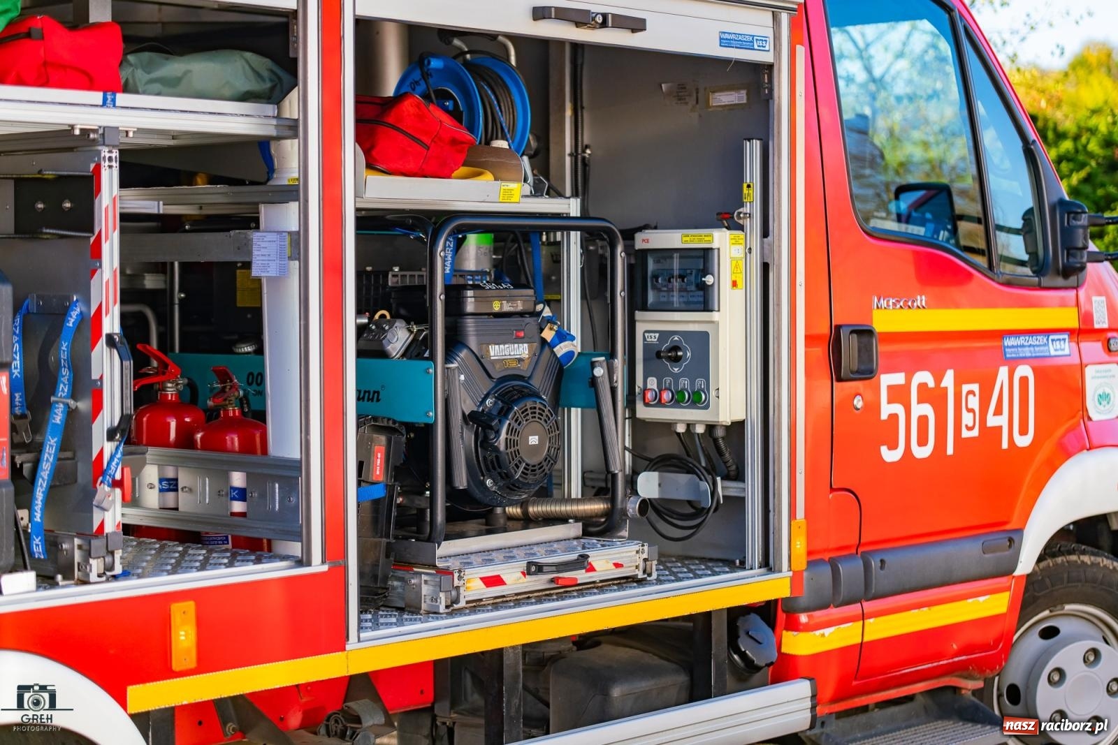 Zdjęcie w galerii na portalu naszraciborz.pl: Służby w akcji przy Cegielnianej. Powiatowe manewry w Raciborzu [FOTO i WIDEO] wiadomości z regionu