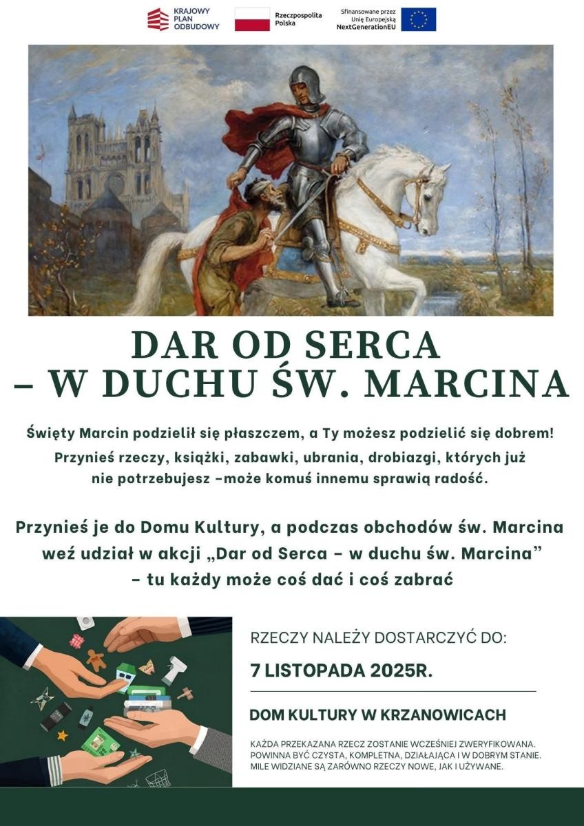 Zdjęcie w galerii na portalu naszraciborz.pl: Święty Marcin ponownie zawita do Krzanowic! wiadomości z regionu