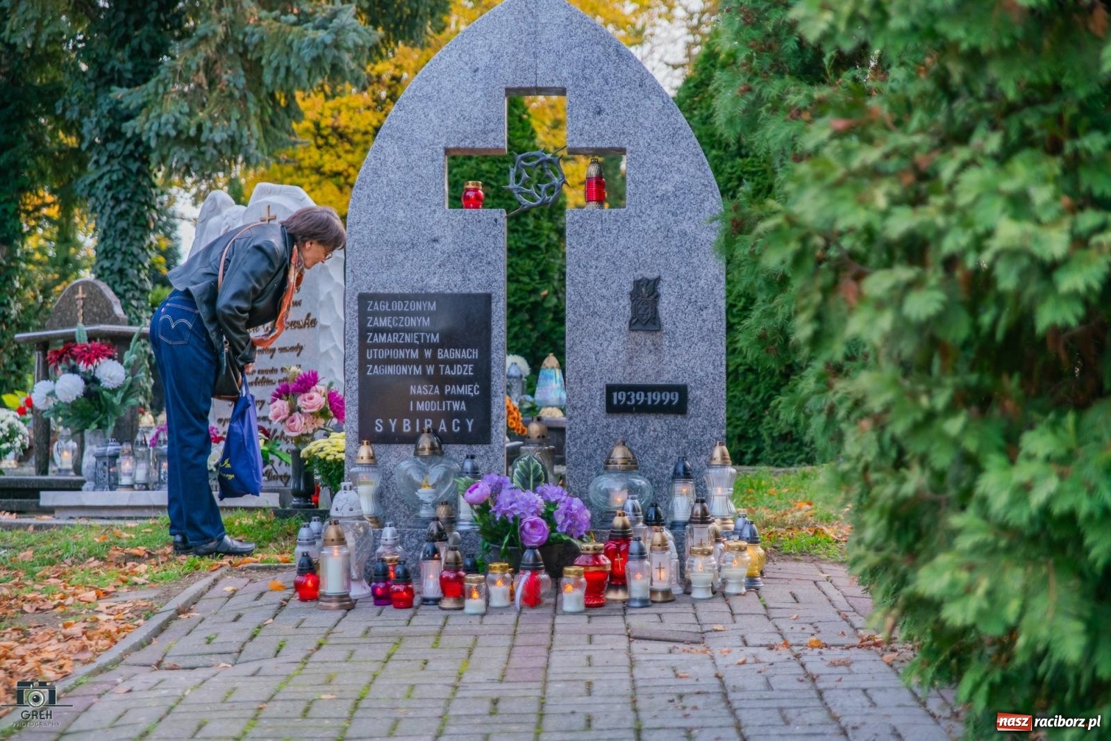 Zdjęcie w galerii na portalu naszraciborz.pl: Uroczystość Wszystkich Świętych na cmentarzu Jeruzalem w Raciborzu [FOTO i WIDEO] wiadomości z regionu