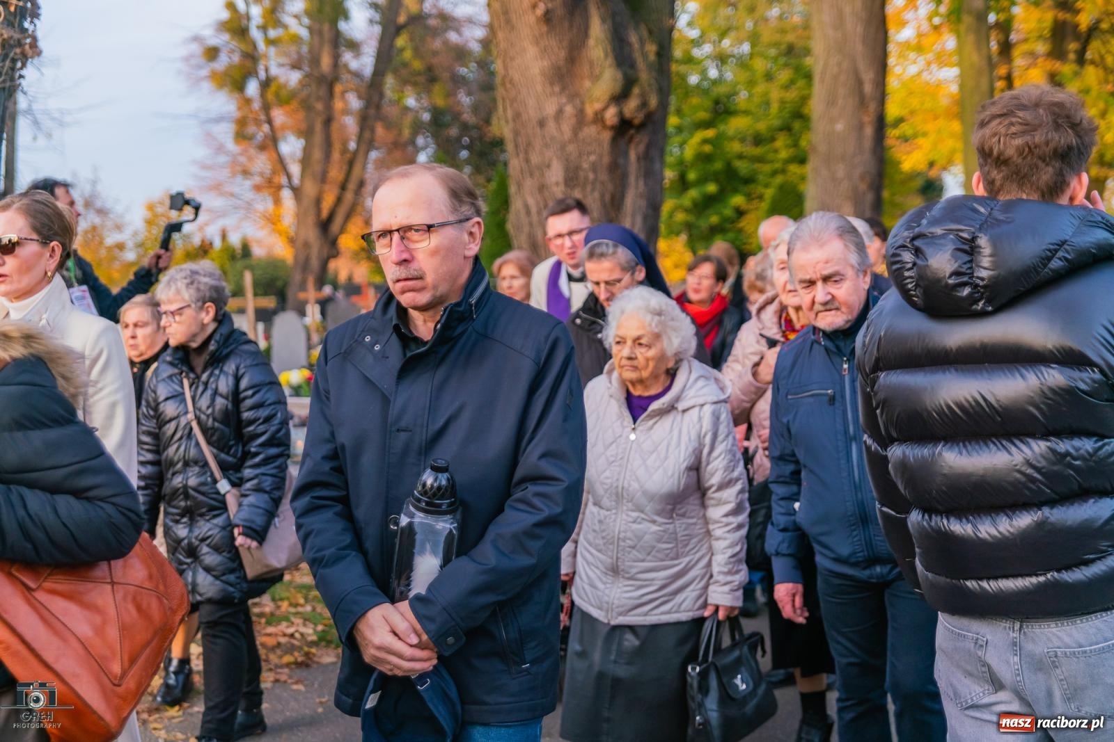 Zdjęcie w galerii na portalu naszraciborz.pl: Uroczystość Wszystkich Świętych na cmentarzu Jeruzalem w Raciborzu [FOTO i WIDEO] wiadomości z regionu