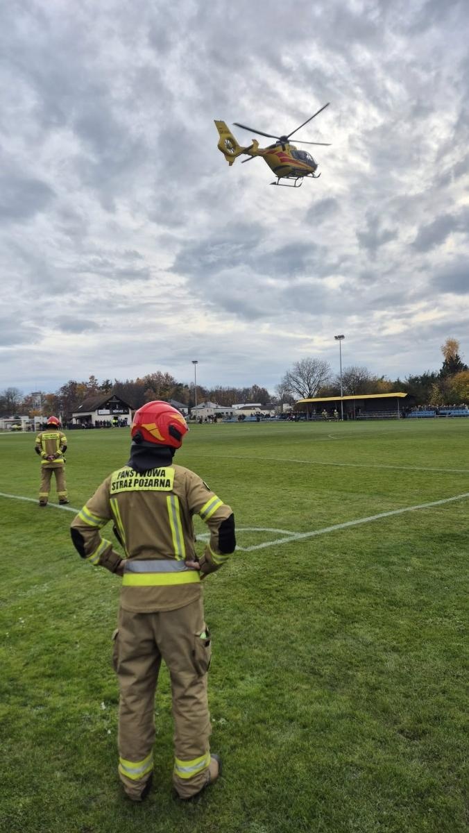 Zdjęcie w galerii na portalu naszraciborz.pl: Upadek z konia w Krzyżanowicach. Lądował śmigłowiec LPR [FOTO] wiadomości z regionu