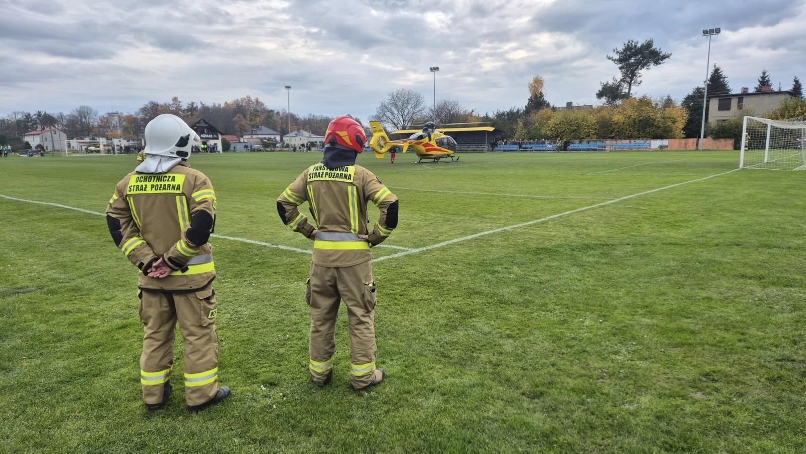 Zdjęcie w galerii na portalu naszraciborz.pl: Upadek z konia w Krzyżanowicach. Lądował śmigłowiec LPR [FOTO] wiadomości z regionu