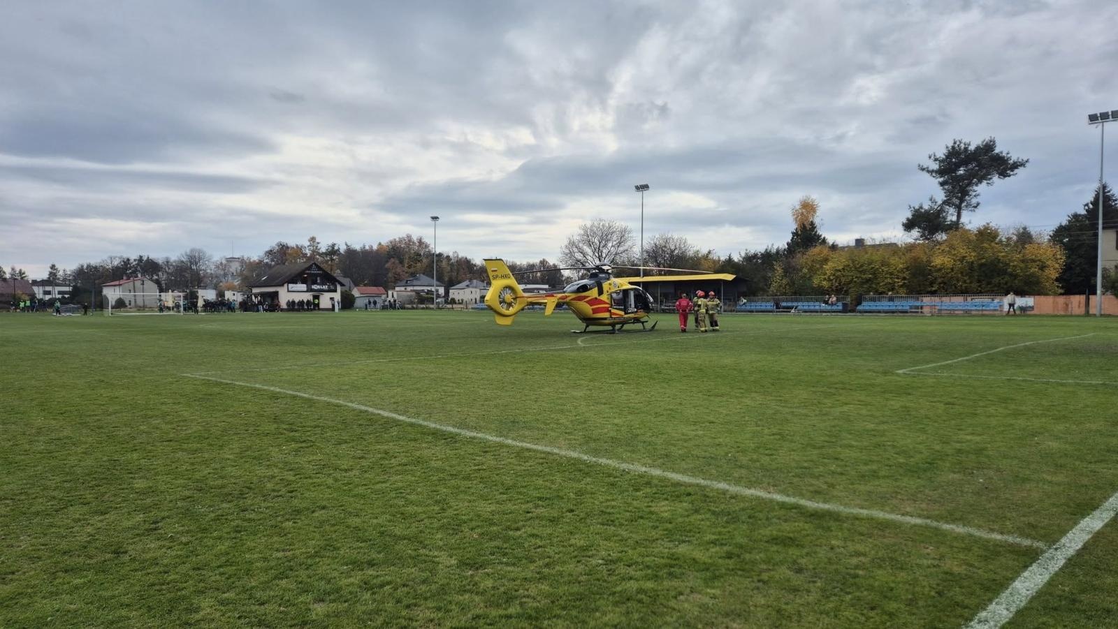 Zdjęcie w galerii na portalu naszraciborz.pl: Upadek z konia w Krzyżanowicach. Lądował śmigłowiec LPR [FOTO] wiadomości z regionu