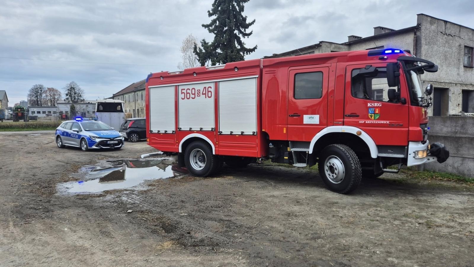 Zdjęcie w galerii na portalu naszraciborz.pl: Upadek z konia w Krzyżanowicach. Lądował śmigłowiec LPR [FOTO] wiadomości z regionu