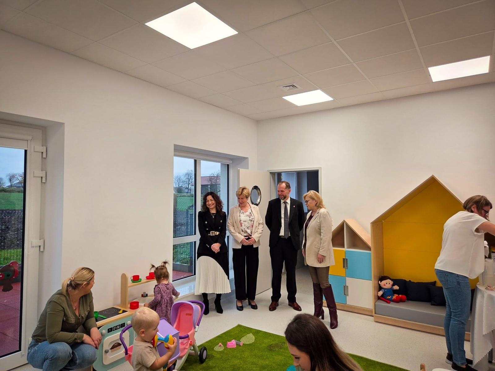 Zdjęcie w galerii na portalu naszraciborz.pl: Nowy żłobek w Pietraszynie już otwarty – pierwsza taka placówka w gminie Krzanowice wiadomości z regionu