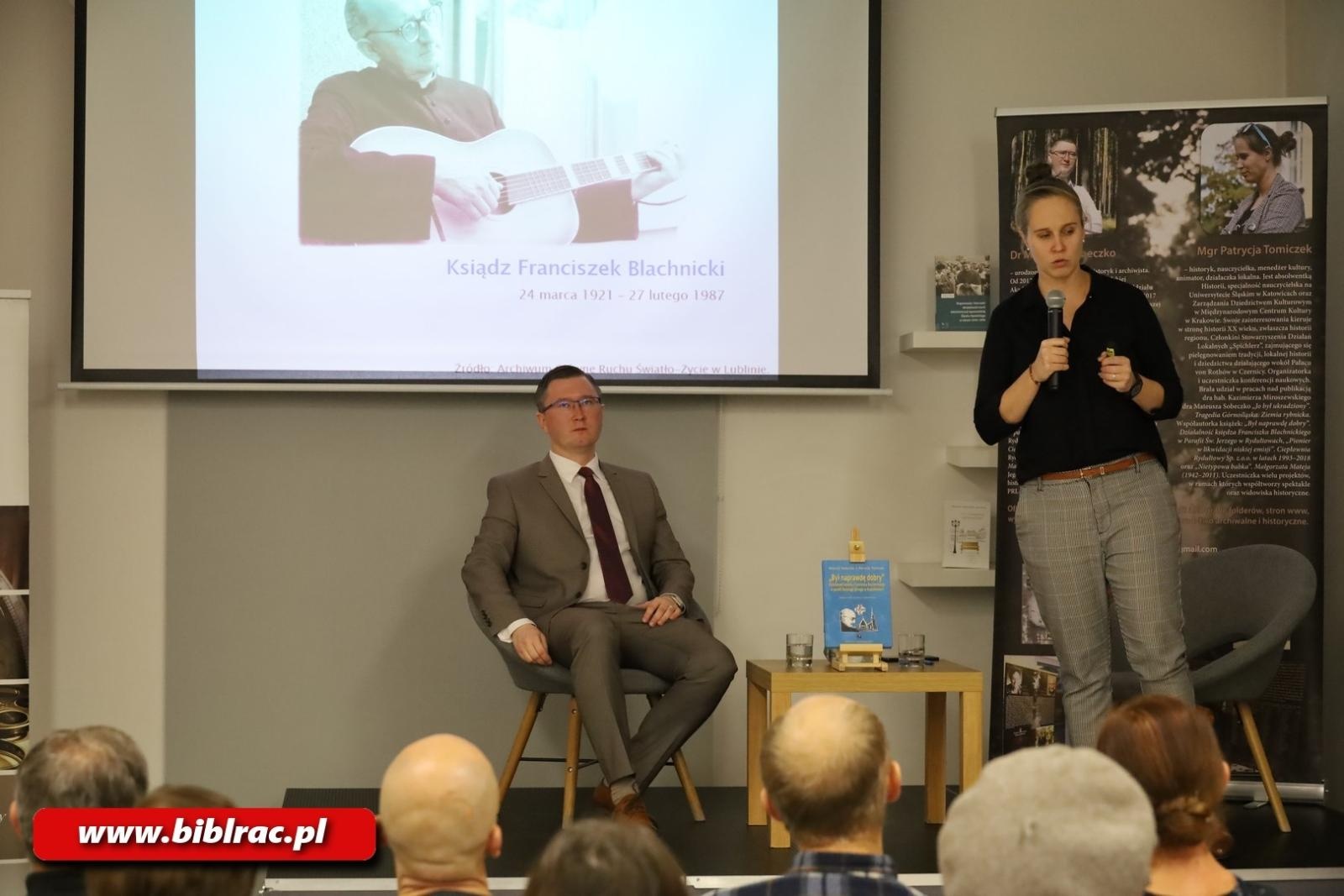 Zdjęcie w galerii na portalu naszraciborz.pl: Był naprawdę dobry - wykład o księdzu Franciszku Blachnickim w bibliotece  wiadomości z regionu