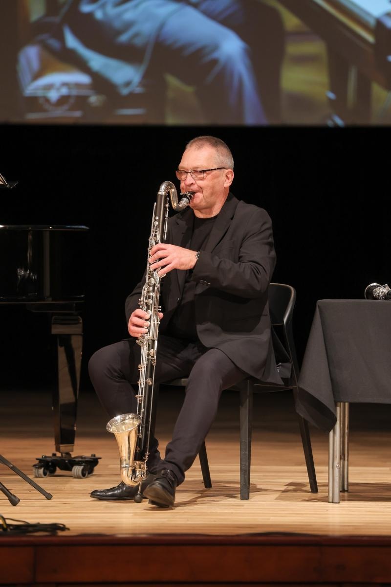 Zdjęcie w galerii na portalu naszraciborz.pl: Klarnet duży i mały, śpiący niedźwiedź i chopinowski akcent na koncertach umuzykalniających w RCK  wiadomości z regionu