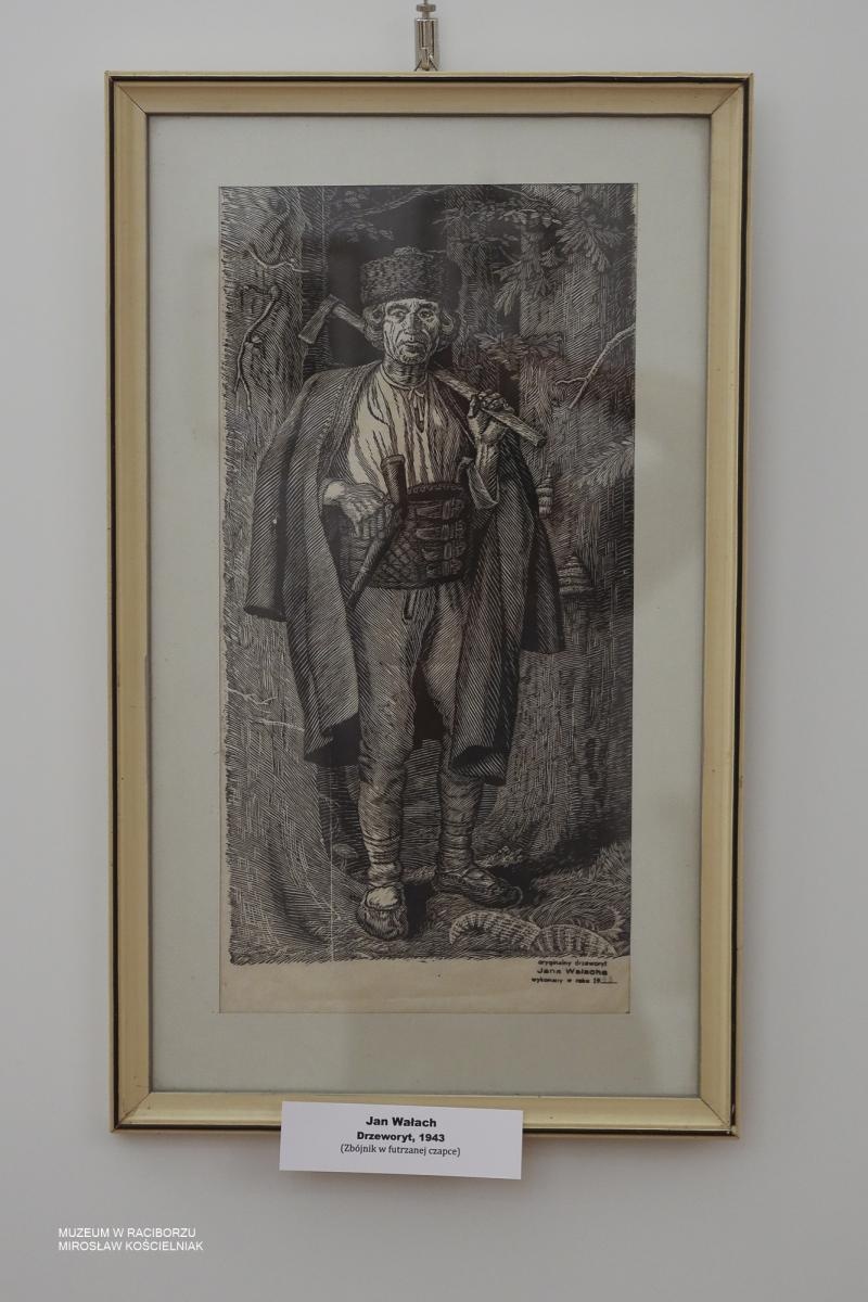 Zdjęcie w galerii na portalu naszraciborz.pl: Górale w rytmie drzeworytu. Jan Wałach i artyści z Istebnej w raciborskim Muzeum wiadomości z regionu