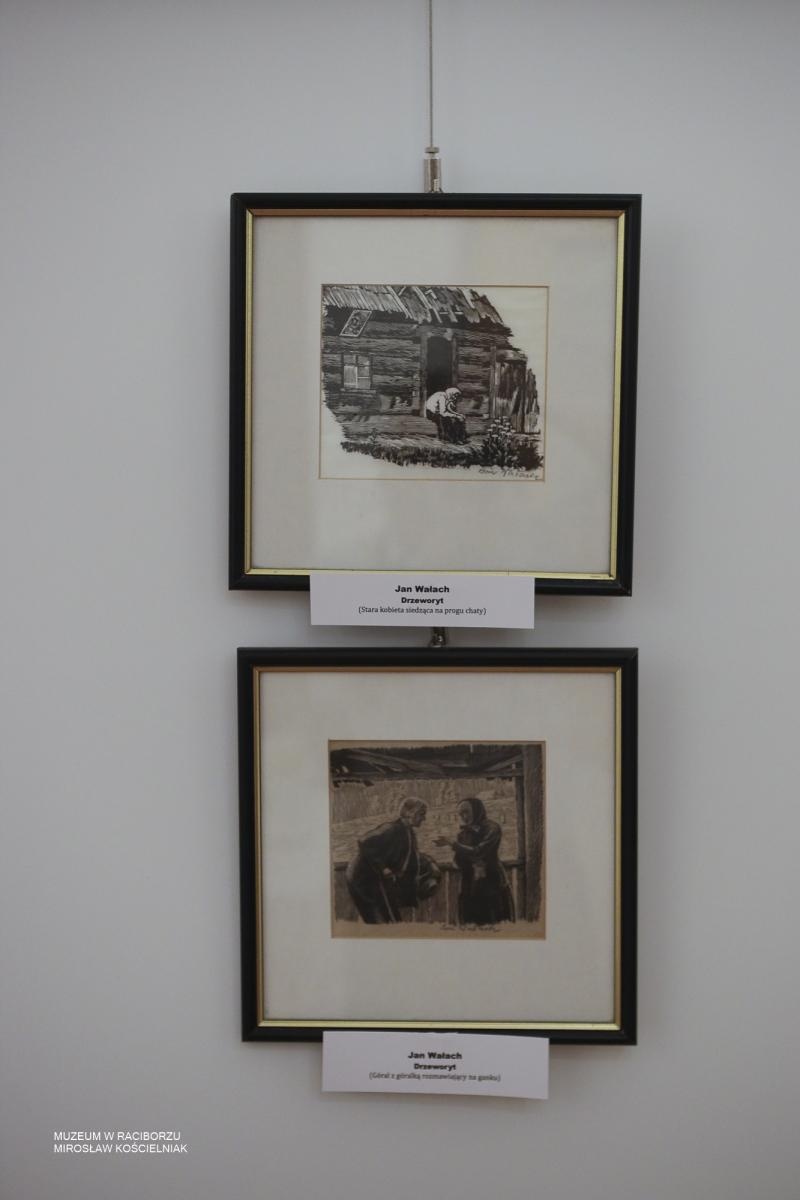 Zdjęcie w galerii na portalu naszraciborz.pl: Górale w rytmie drzeworytu. Jan Wałach i artyści z Istebnej w raciborskim Muzeum wiadomości z regionu