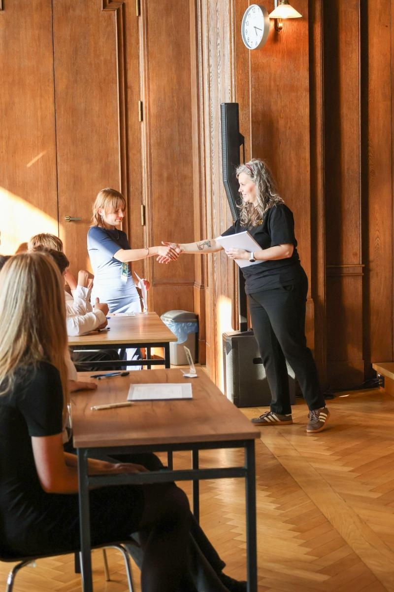 Zdjęcie w galerii na portalu naszraciborz.pl: Laboratorium Dwóch Umysłów - zmagania młodych chemików w ZSO nr 1 wiadomości z regionu