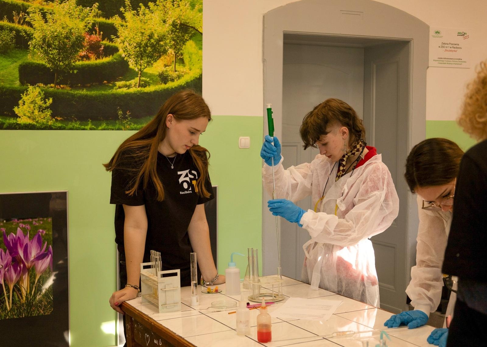 Zdjęcie w galerii na portalu naszraciborz.pl: Laboratorium Dwóch Umysłów - zmagania młodych chemików w ZSO nr 1 wiadomości z regionu