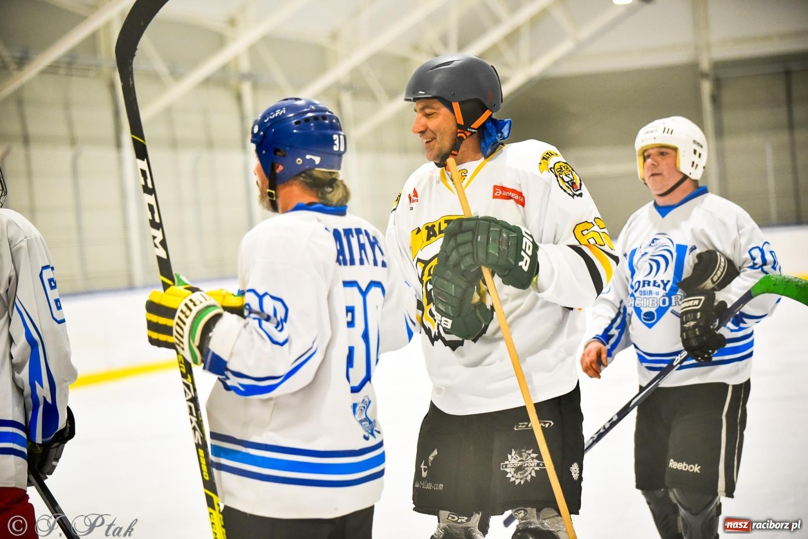 Zdjęcie w galerii na portalu naszraciborz.pl: Dragons Pszów pokonali Orły OSiR-u Racibórz. Hokej wrócił na Piastor [FOTO] wiadomości z regionu
