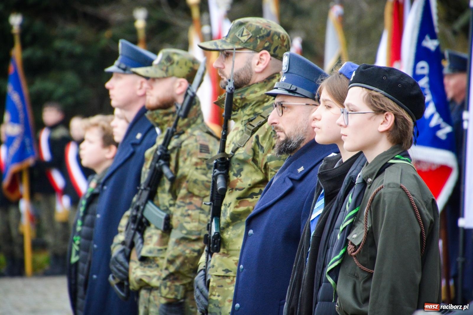 Zdjęcie w galerii na portalu naszraciborz.pl: Narodowe Święto Niepodległości w Raciborzu [FOTO i WIDEO] wiadomości z regionu