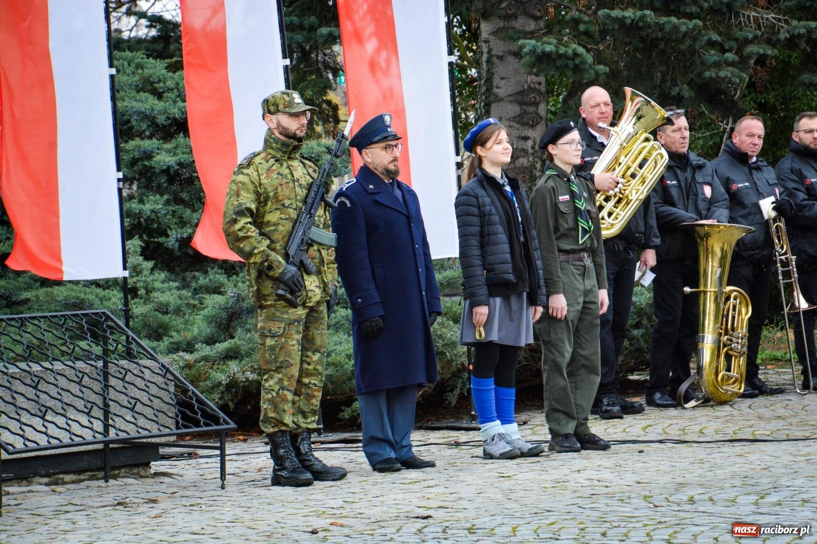 Zdjęcie w galerii na portalu naszraciborz.pl: Narodowe Święto Niepodległości w Raciborzu [FOTO i WIDEO] wiadomości z regionu