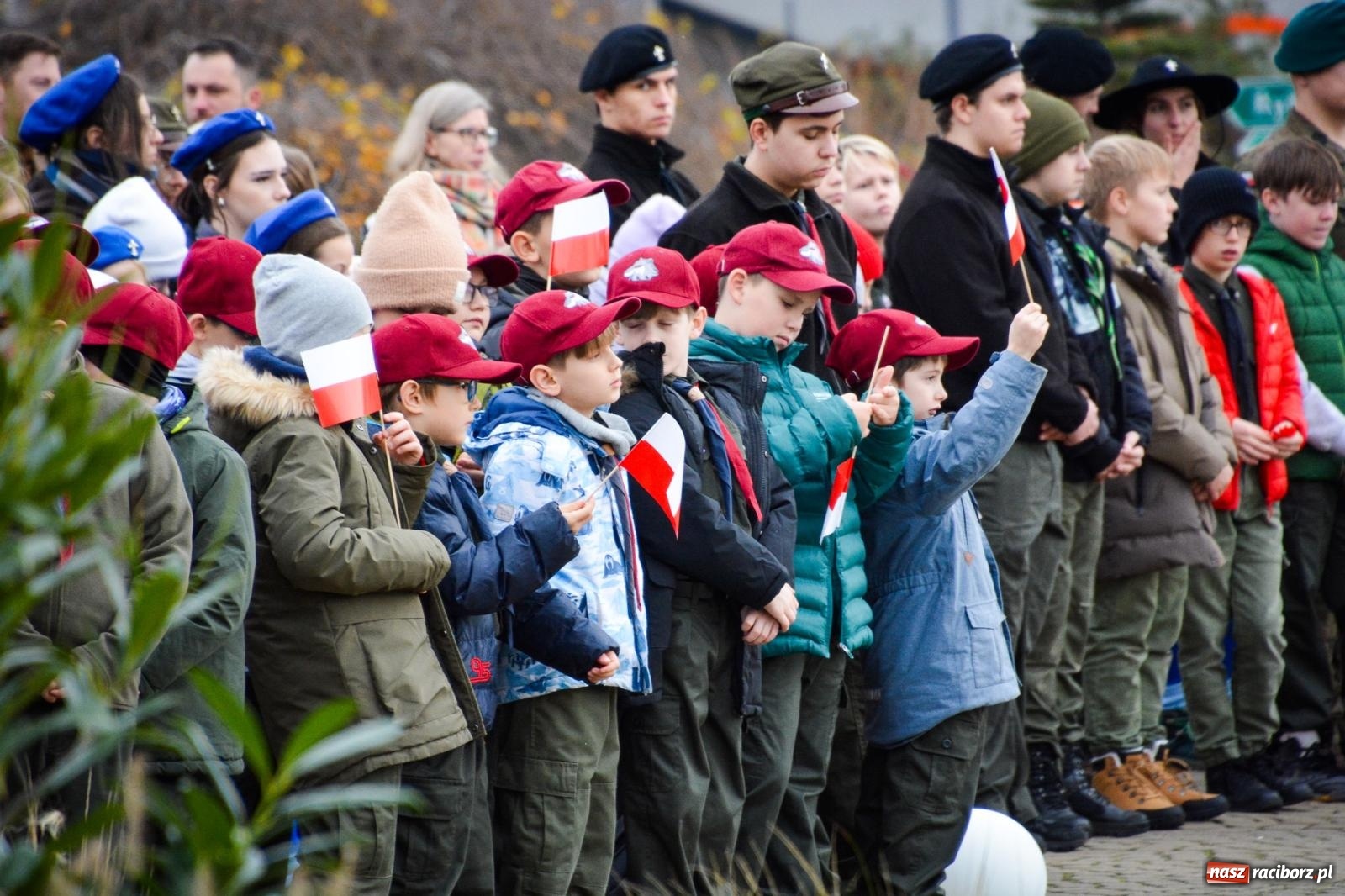 Zdjęcie w galerii na portalu naszraciborz.pl: Narodowe Święto Niepodległości w Raciborzu [FOTO i WIDEO] wiadomości z regionu