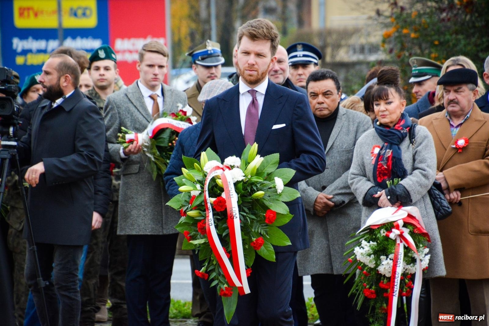Zdjęcie w galerii na portalu naszraciborz.pl: Narodowe Święto Niepodległości w Raciborzu [FOTO i WIDEO] wiadomości z regionu