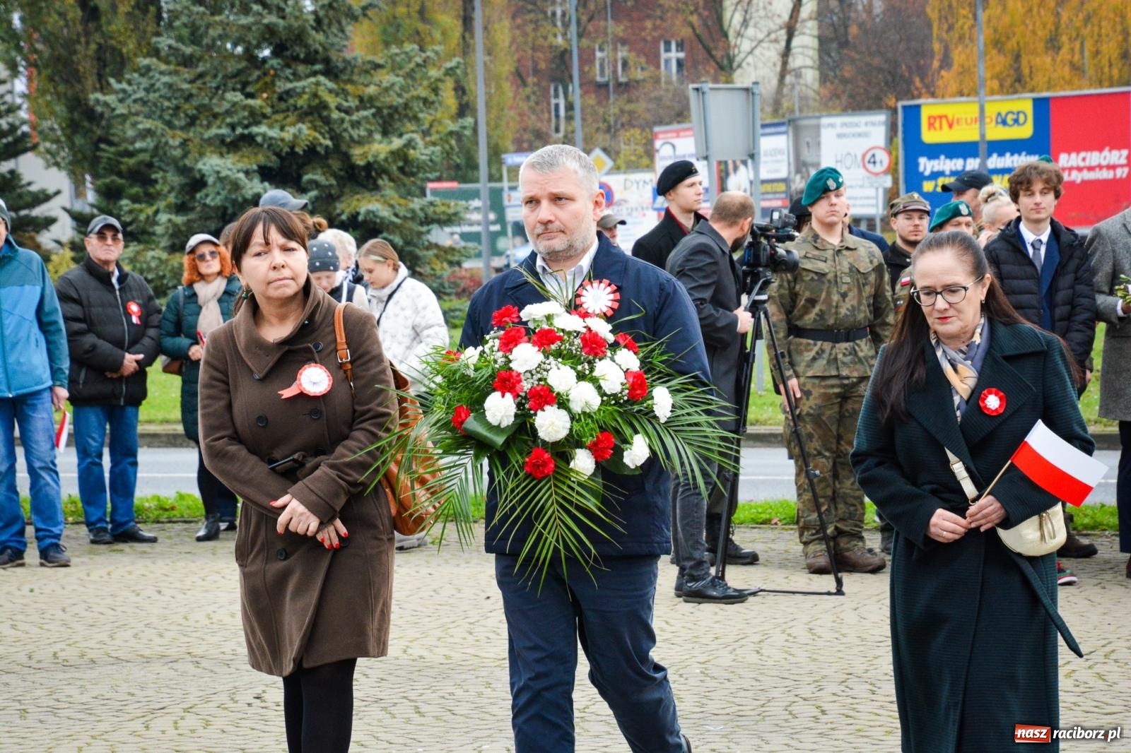 Zdjęcie w galerii na portalu naszraciborz.pl: Narodowe Święto Niepodległości w Raciborzu [FOTO i WIDEO] wiadomości z regionu