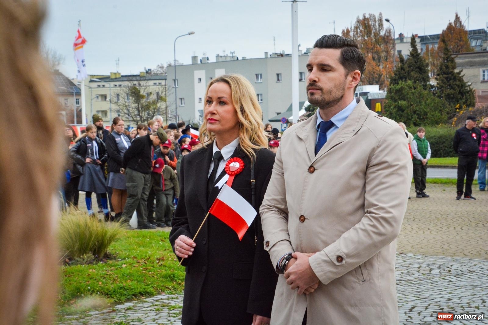 Zdjęcie w galerii na portalu naszraciborz.pl: Narodowe Święto Niepodległości w Raciborzu [FOTO i WIDEO] wiadomości z regionu
