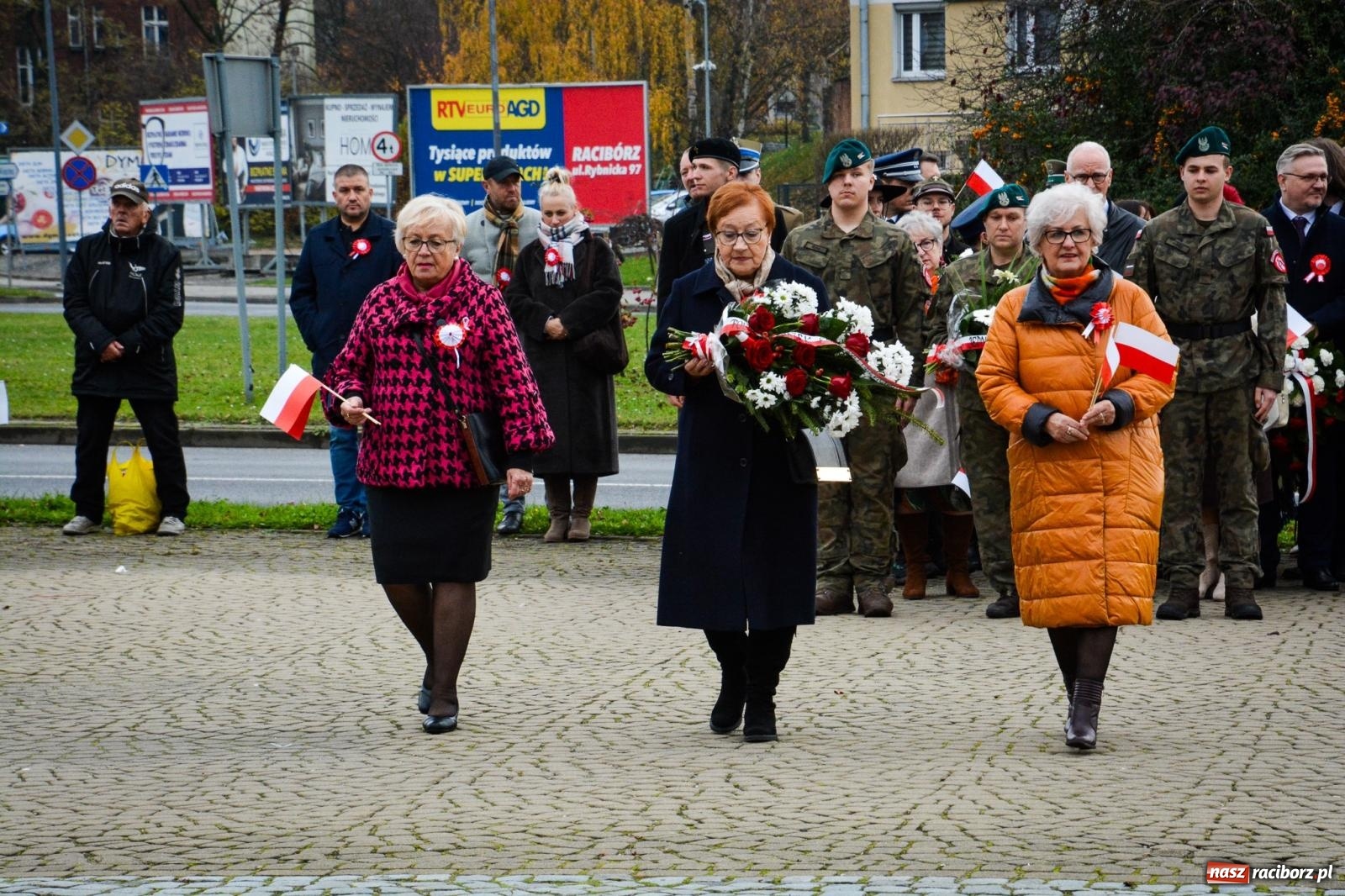 Zdjęcie w galerii na portalu naszraciborz.pl: Narodowe Święto Niepodległości w Raciborzu [FOTO i WIDEO] wiadomości z regionu