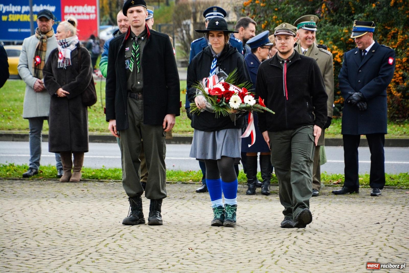 Zdjęcie w galerii na portalu naszraciborz.pl: Narodowe Święto Niepodległości w Raciborzu [FOTO i WIDEO] wiadomości z regionu