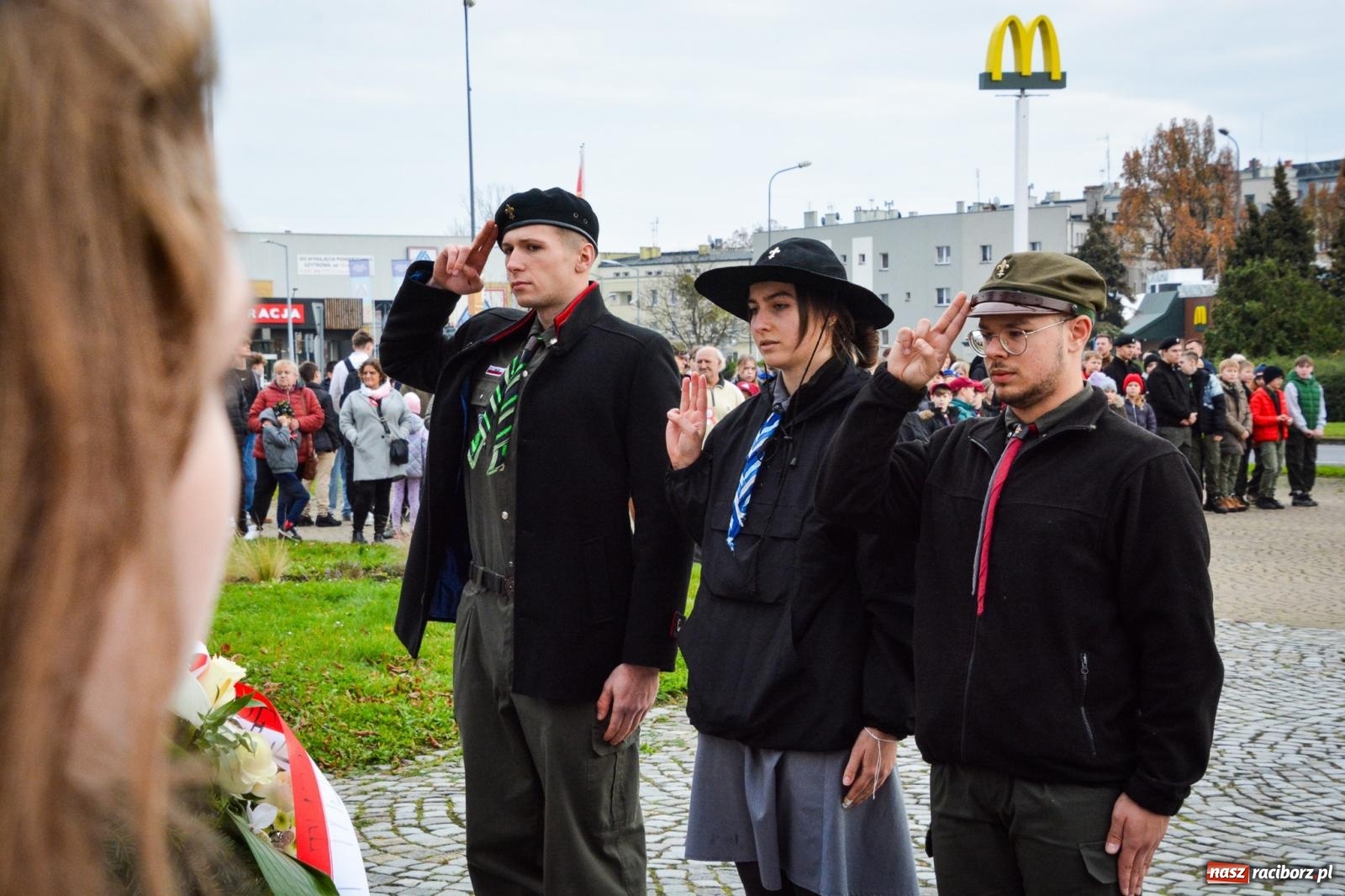 Zdjęcie w galerii na portalu naszraciborz.pl: Narodowe Święto Niepodległości w Raciborzu [FOTO i WIDEO] wiadomości z regionu
