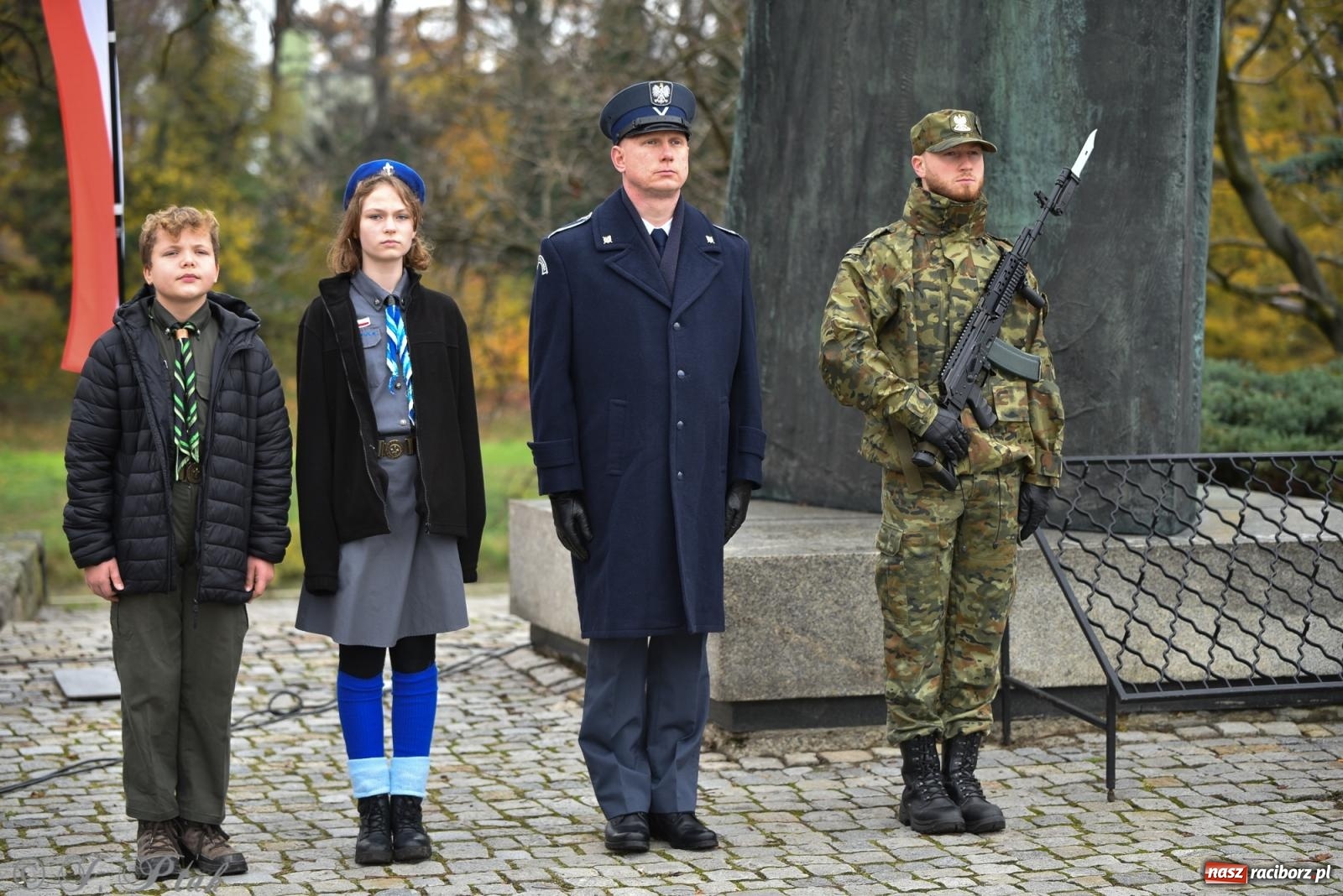 Zdjęcie w galerii na portalu naszraciborz.pl: Narodowe Święto Niepodległości w Raciborzu [FOTO i WIDEO] wiadomości z regionu
