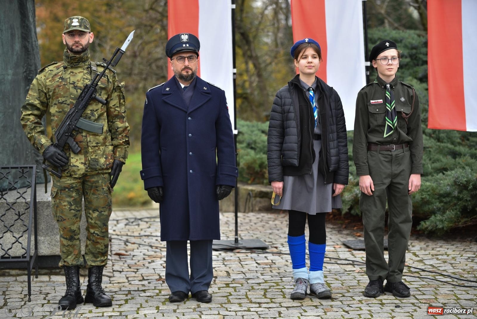 Zdjęcie w galerii na portalu naszraciborz.pl: Narodowe Święto Niepodległości w Raciborzu [FOTO i WIDEO] wiadomości z regionu