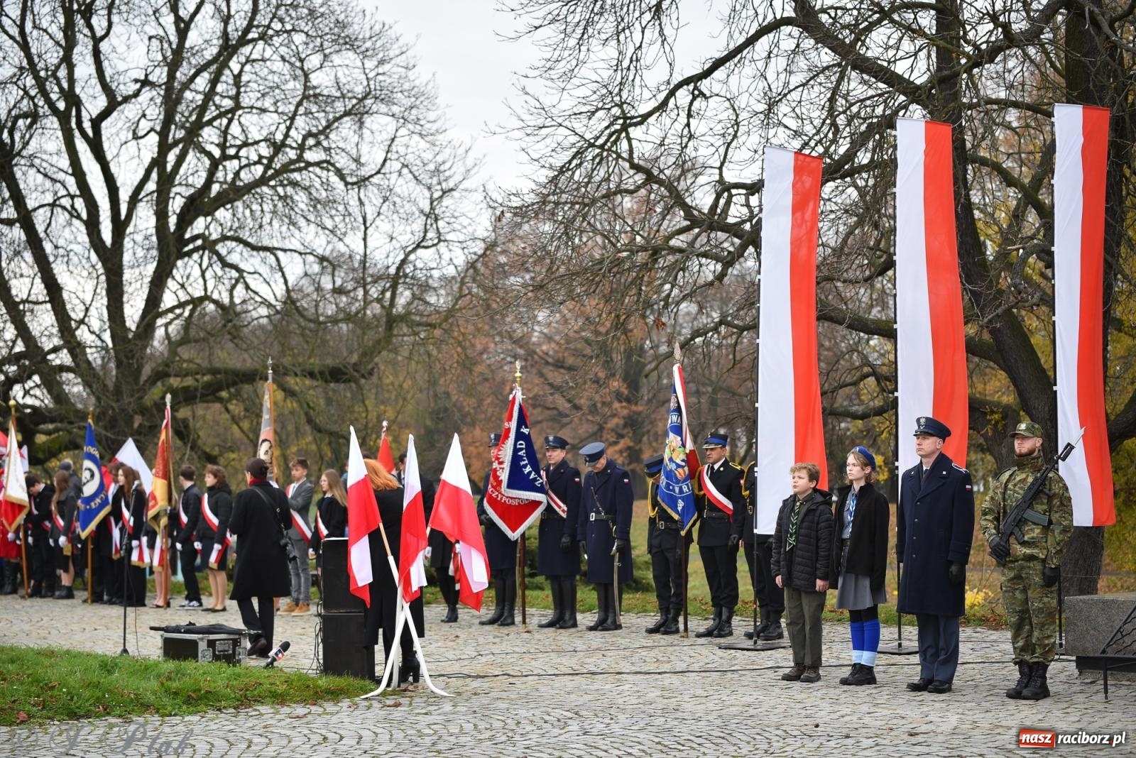 Zdjęcie w galerii na portalu naszraciborz.pl: Narodowe Święto Niepodległości w Raciborzu [FOTO i WIDEO] wiadomości z regionu