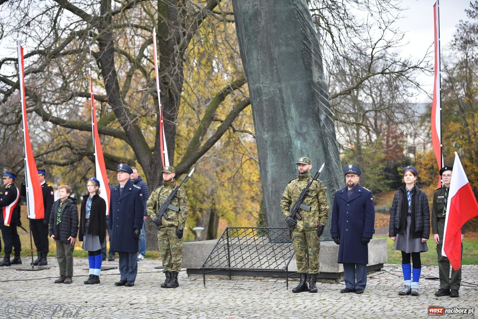 Zdjęcie w galerii na portalu naszraciborz.pl: Narodowe Święto Niepodległości w Raciborzu [FOTO i WIDEO] wiadomości z regionu