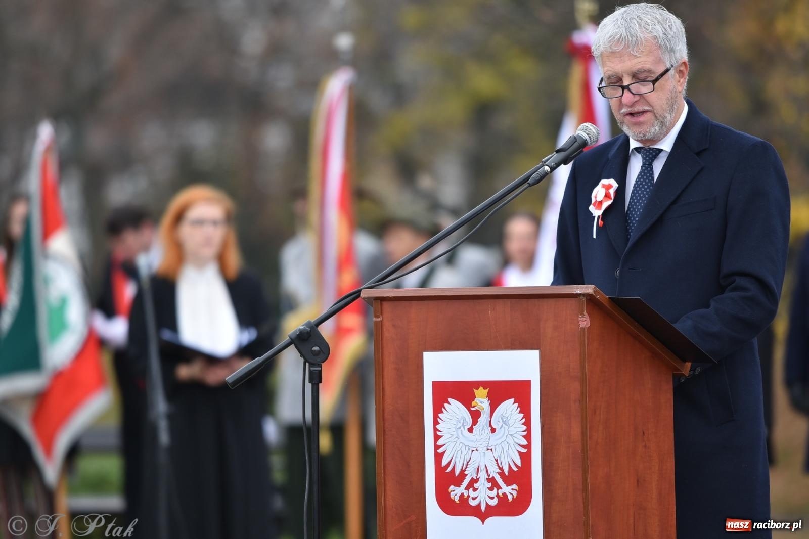 Zdjęcie w galerii na portalu naszraciborz.pl: Narodowe Święto Niepodległości w Raciborzu [FOTO i WIDEO] wiadomości z regionu