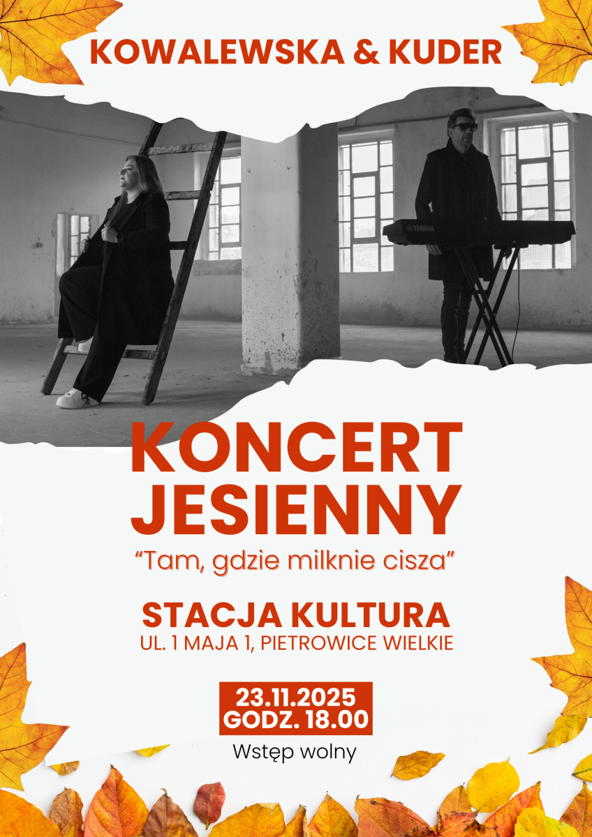 Zdjęcie w galerii na portalu naszraciborz.pl: Jesień pełna wydarzeń w Stacji Kultura w Pietrowicach Wielkich [ZAPOWIEDZI] wiadomości z regionu