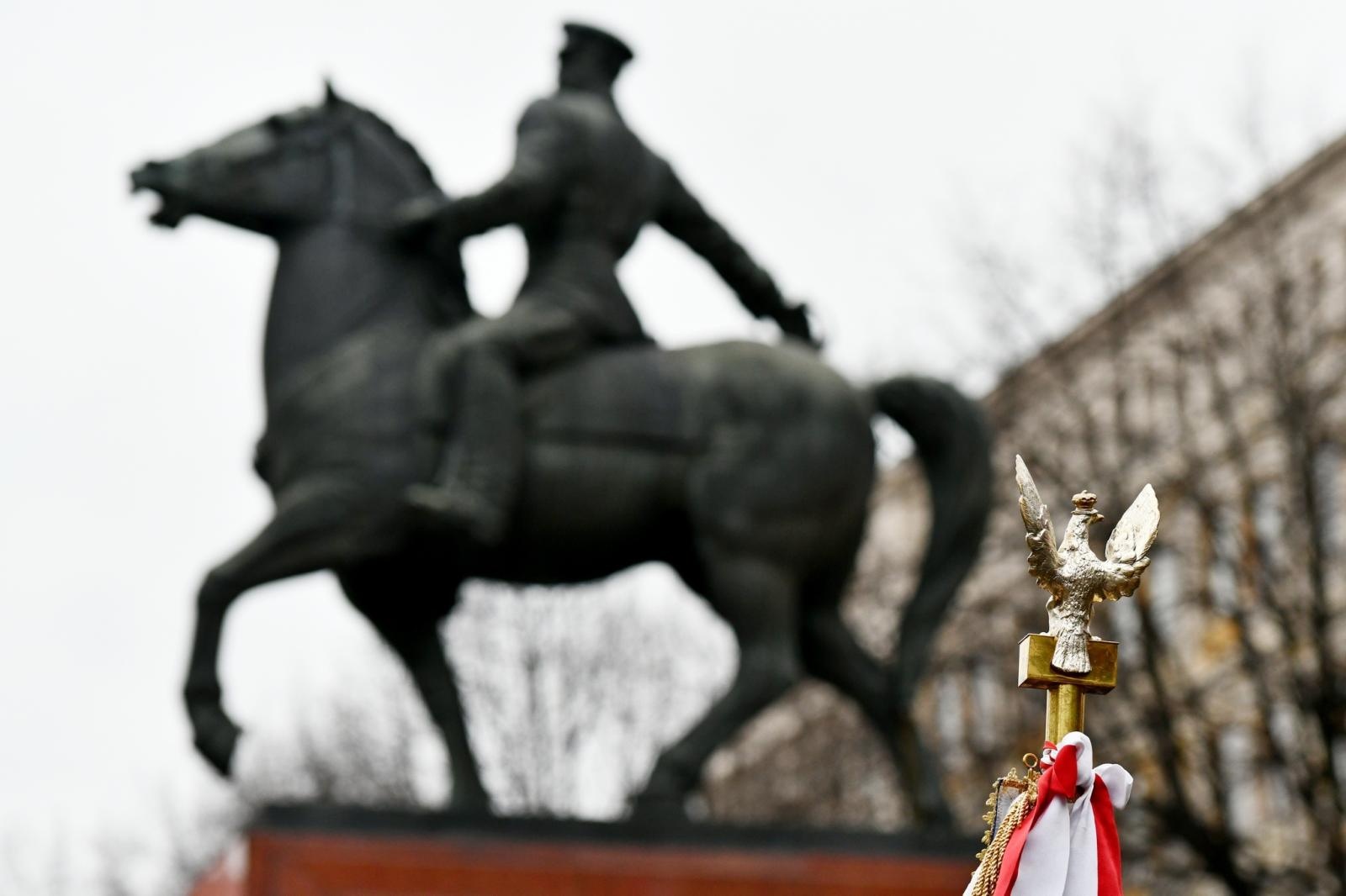 Zdjęcie w galerii na portalu naszraciborz.pl: Obchody 107. rocznicy odzyskania przez Polskę niepodległości wiadomości z regionu